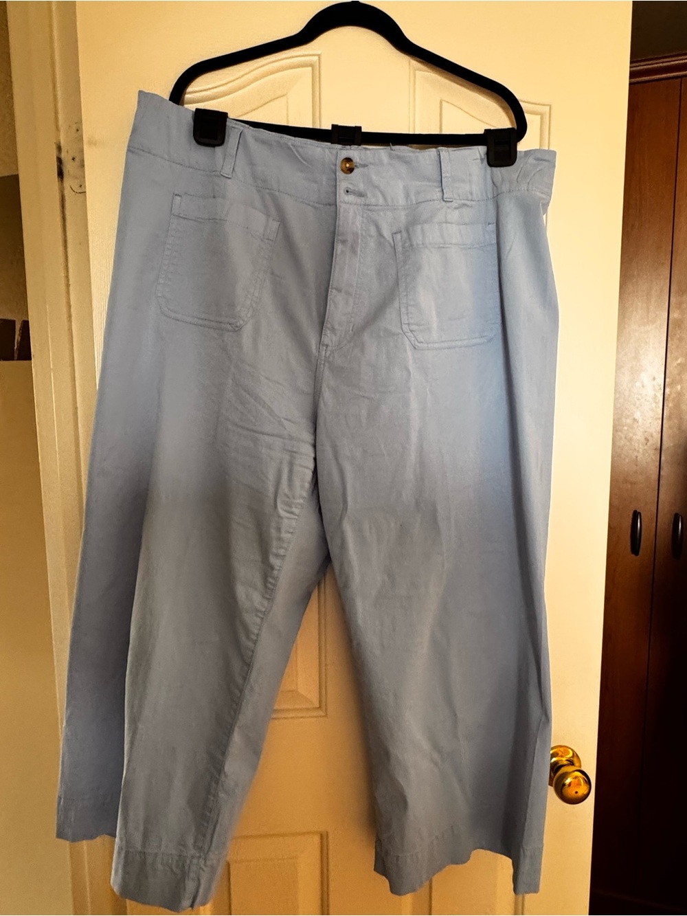 LC Lauren Conrad Light Blue Wide-Leg Pants